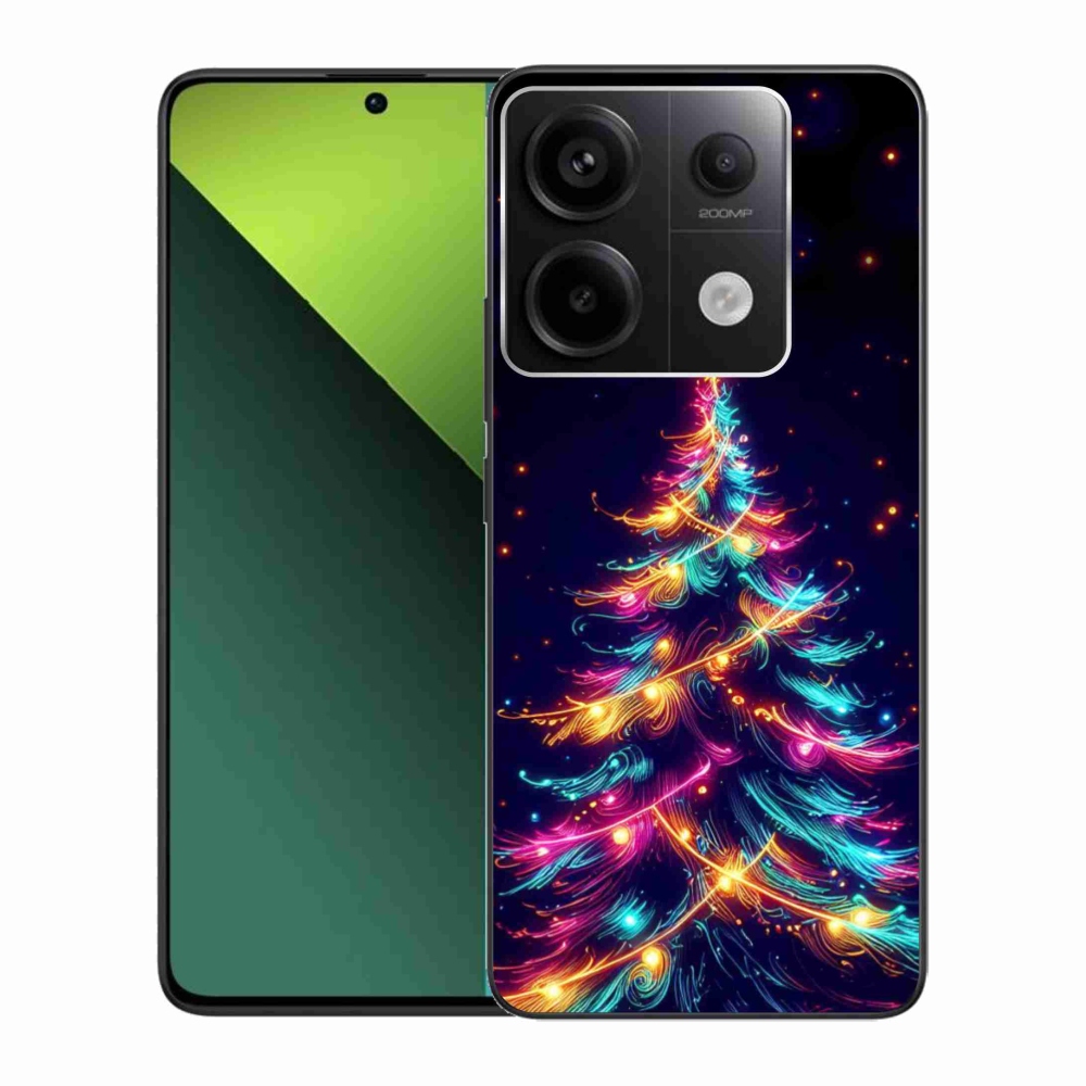 Gelový kryt mmCase na Xiaomi Redmi Note 13 Pro 5G/Poco X6 5G - neonový vánoční stromek