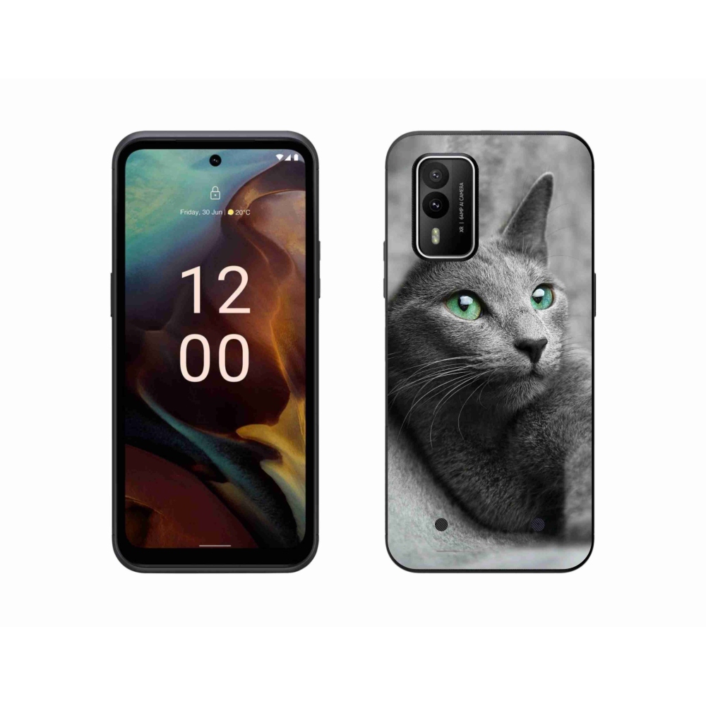Gelový kryt mmCase na Nokia XR21 - kočka 2