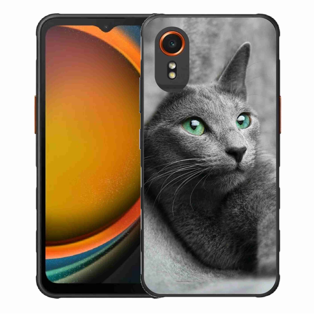 Gelový kryt mmCase na Samsung Galaxy Xcover 7 - kočka 2