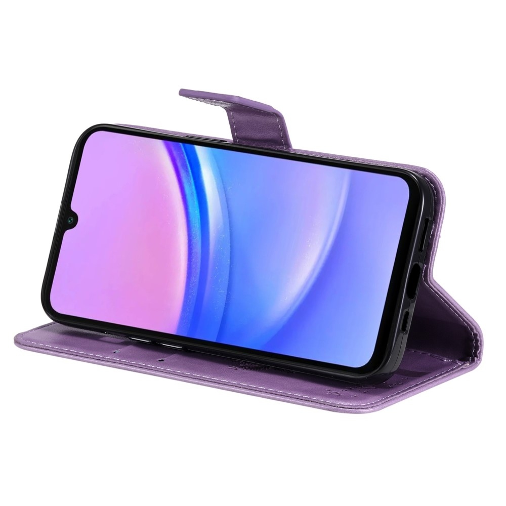 Trees knížkové pouzdro na Samsung Galaxy A16 4G/5G/A26 5G - světlefialové