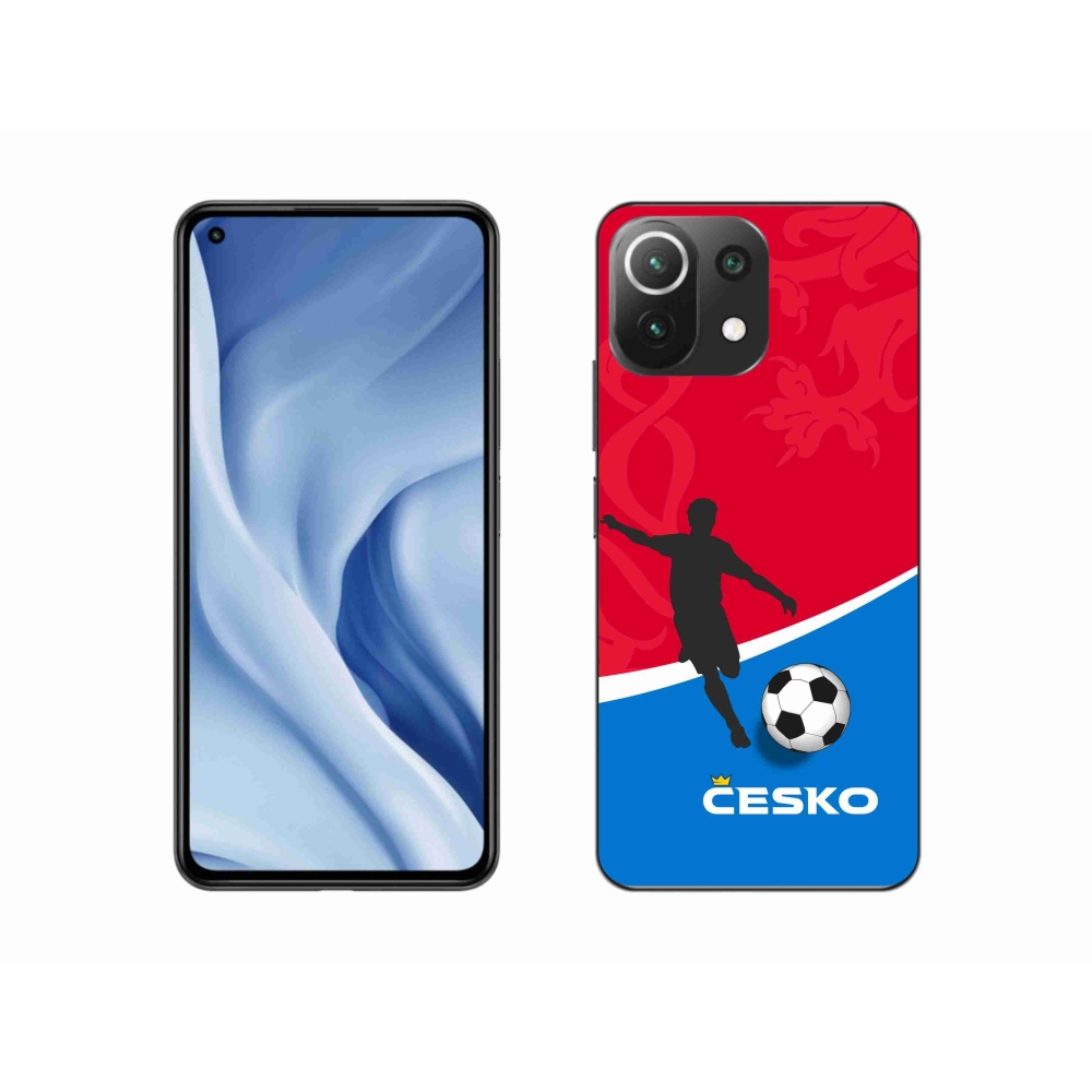 Gelový kryt mmCase na Xiaomi 11 Lite 5G NE - fotbal Česko