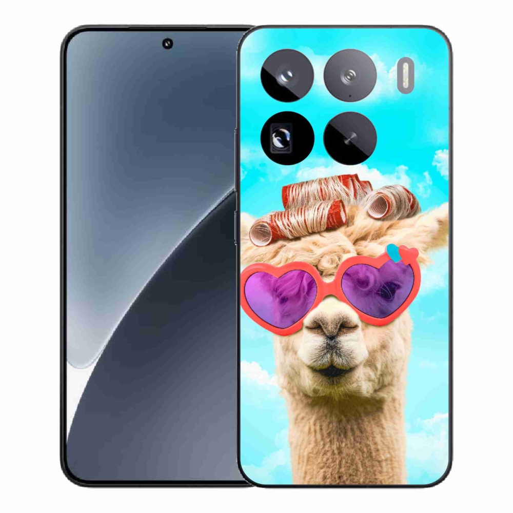 Gelový kryt mmCase na Xiaomi 15 Pro - lama s brýlemi