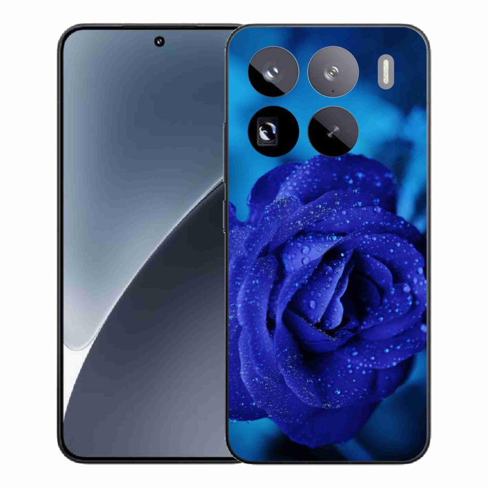 Gelový kryt mmCase na Xiaomi 15 Pro - modrá růže
