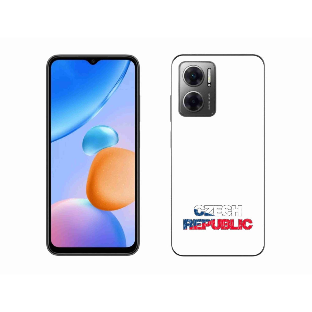 Gelový kryt mmCase na Xiaomi Redmi 10 5G - Czech Republic bílé pozadí
