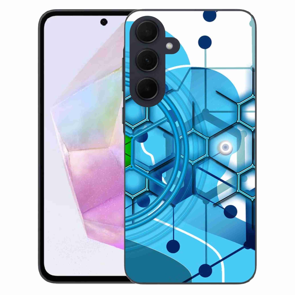 Gelový kryt mmCase na Samsung Galaxy A35 5G - abstraktní vzor 2