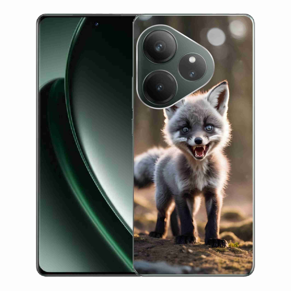 Gelový kryt mmCase na Realme GT 6 5G/GT 6T 5G - rozzuřená liška
