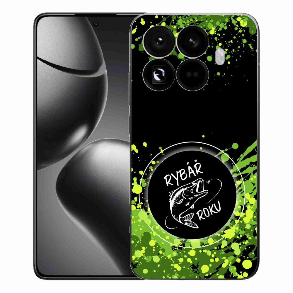 Gelový kryt mmCase na Xiaomi 15T Pro - rybář roku černé pozadí