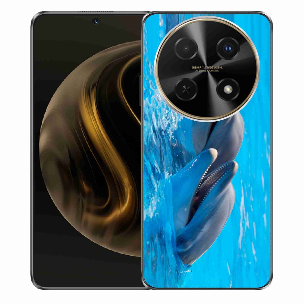 Gelový kryt mmCase na Huawei Nova 12i - delfíni