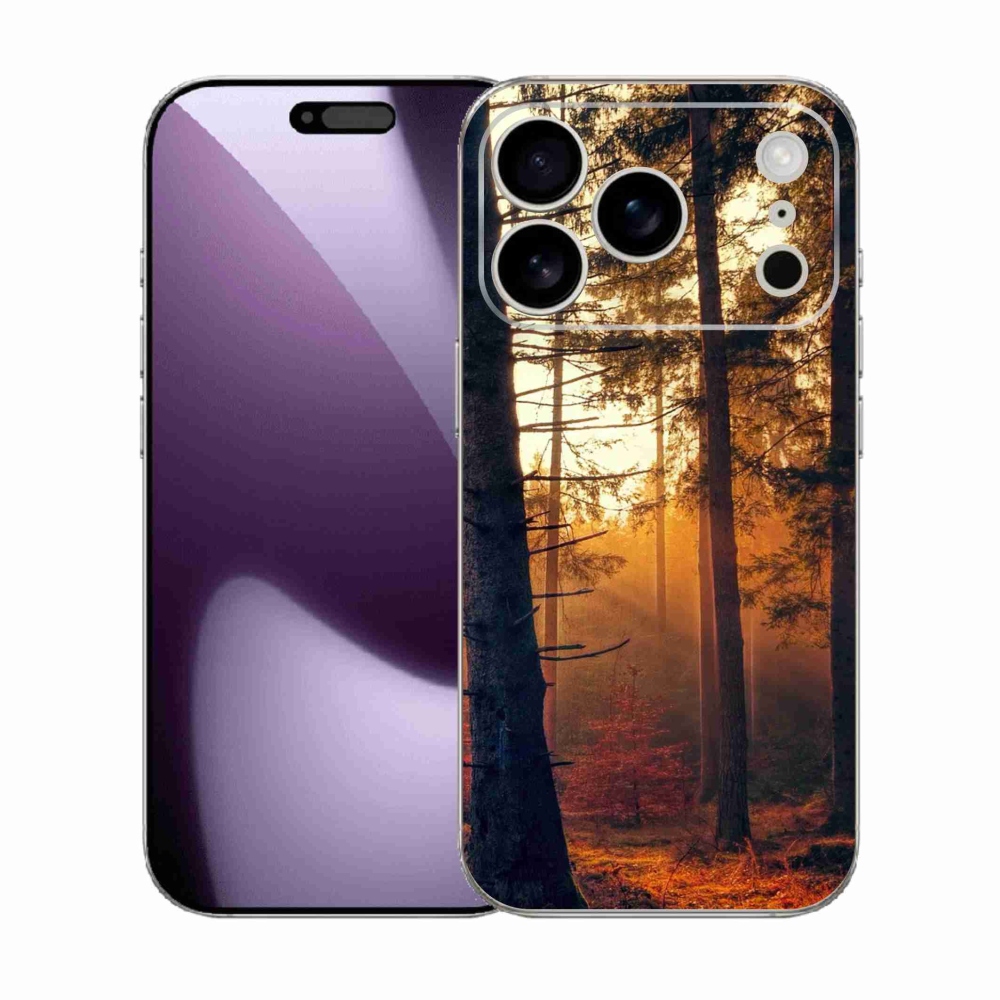 Gelový kryt mmCase na iPhone 17 Pro - les