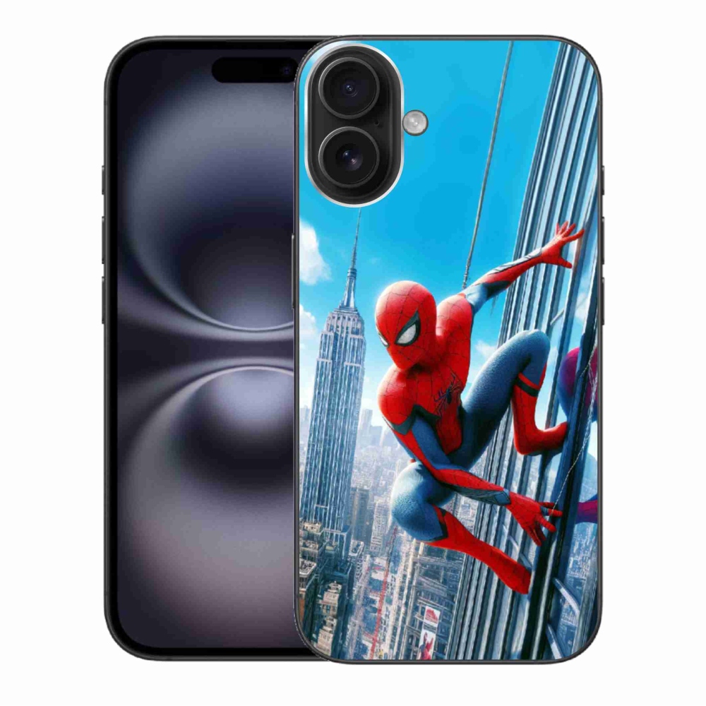 Gelový kryt mmCase na iPhone 16 Plus - spiderman
