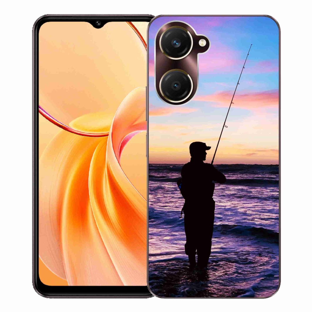 Gelový kryt mmCase na Vivo Y28s 5G - rybaření 1