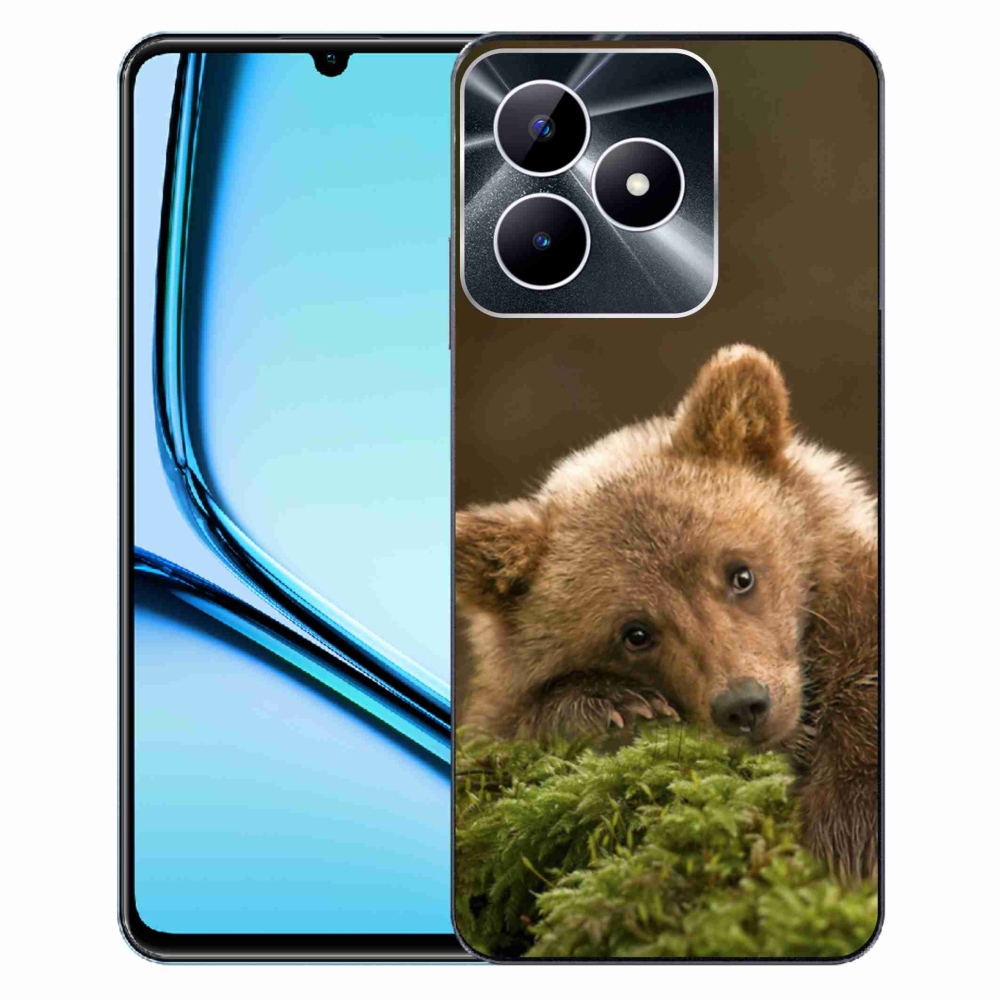 Gelový kryt mmCase na Realme Note 50 - medvěd