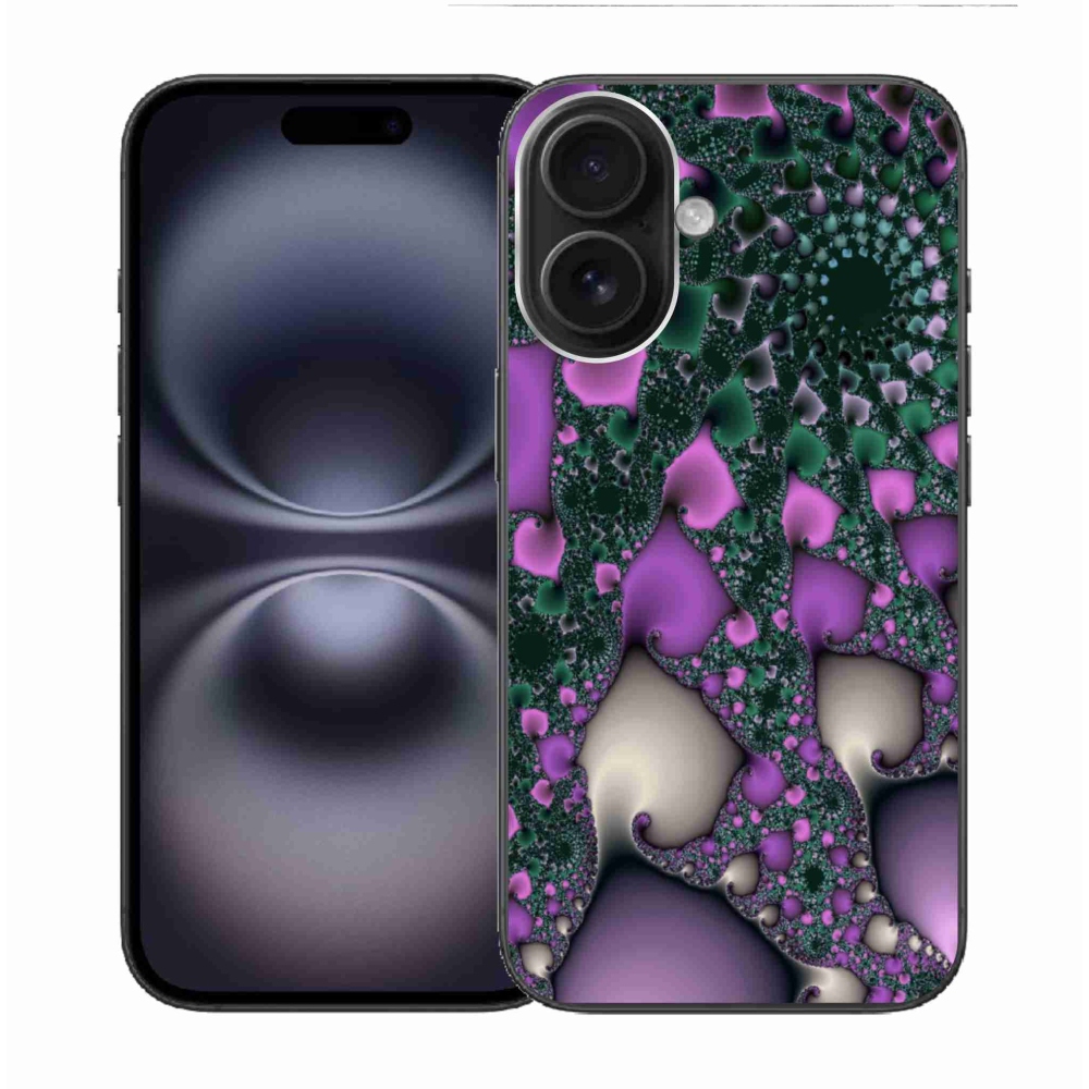 Gelový kryt mmCase na iPhone 16 - abstrakt 7