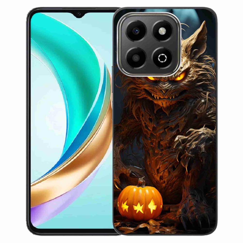 Gelový kryt mmCase na Honor X6b - halloweenská příšera