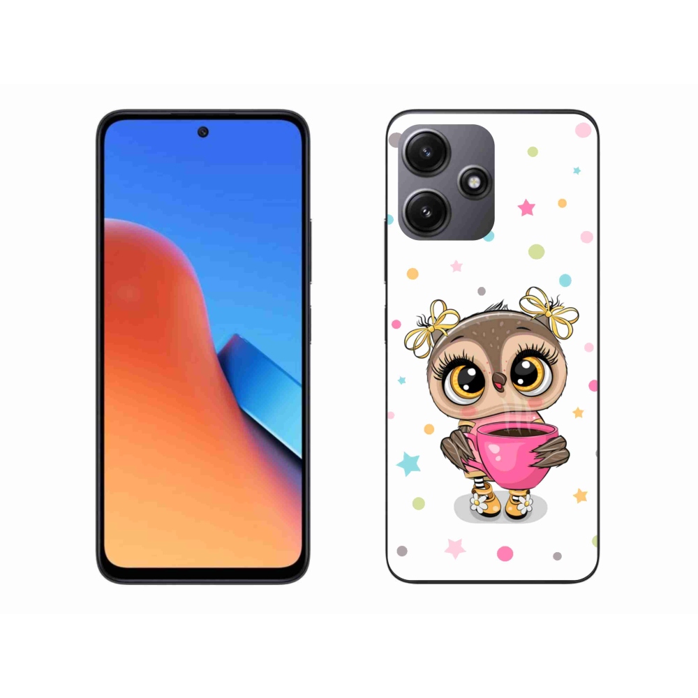 Gelový kryt mmCase na Xiaomi Redmi 12 5G - kreslená sovička