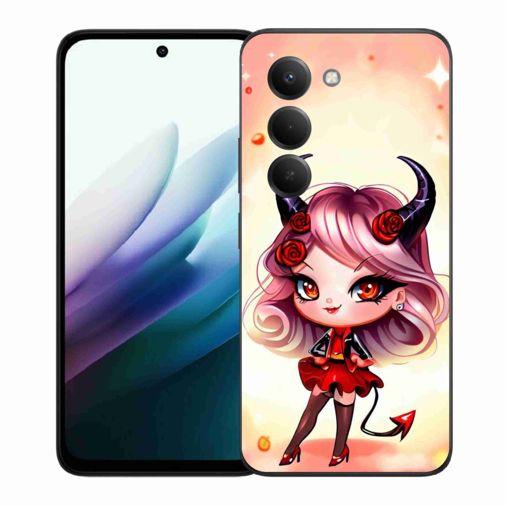 Gelový kryt mmCase na Xiaomi Redmi 15 4G/5G (171mm) - kreslená čertice