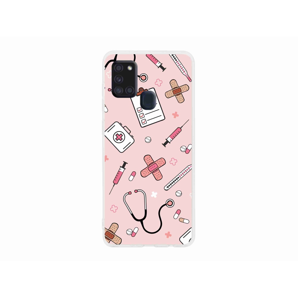 Gelový kryt mmCase na Samsung Galaxy A21s - zdravotnictví 2