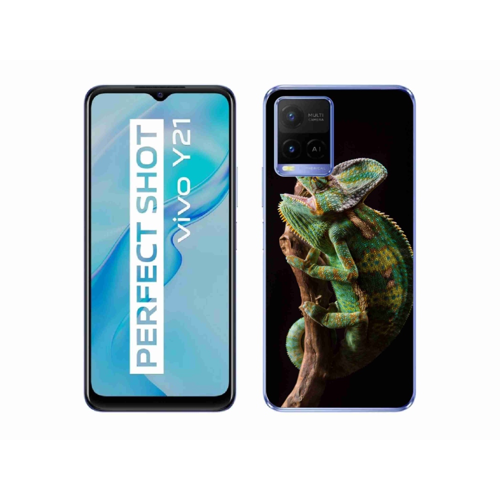 Gelový kryt mmCase na Vivo Y21/Y21s/Y33s - chameleon