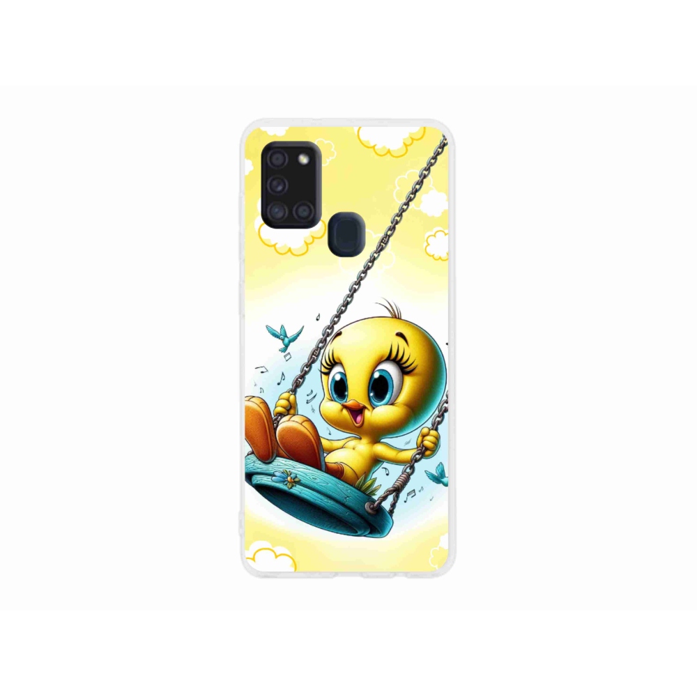 Gelový kryt mmCase na Samsung Galaxy A21s - tweety
