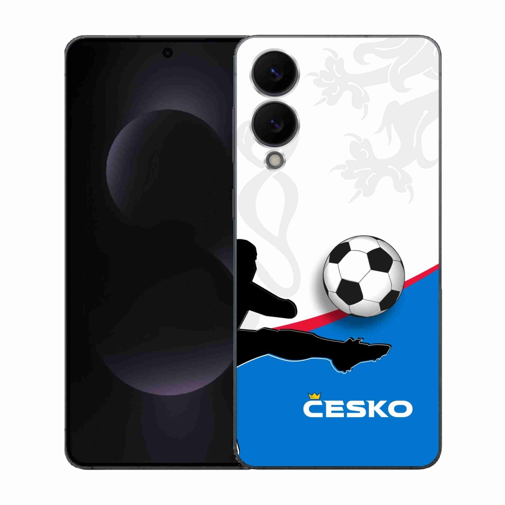 Gelový kryt mmCase na Samsung Galaxy S25 Edge - fotbal Česko 3