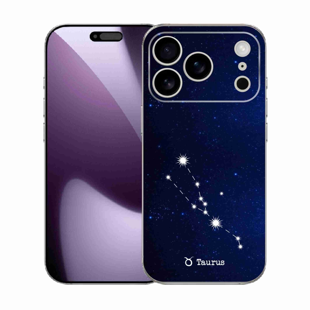 Gelový kryt mmCase na iPhone 17 Pro - souhvězdí Býka