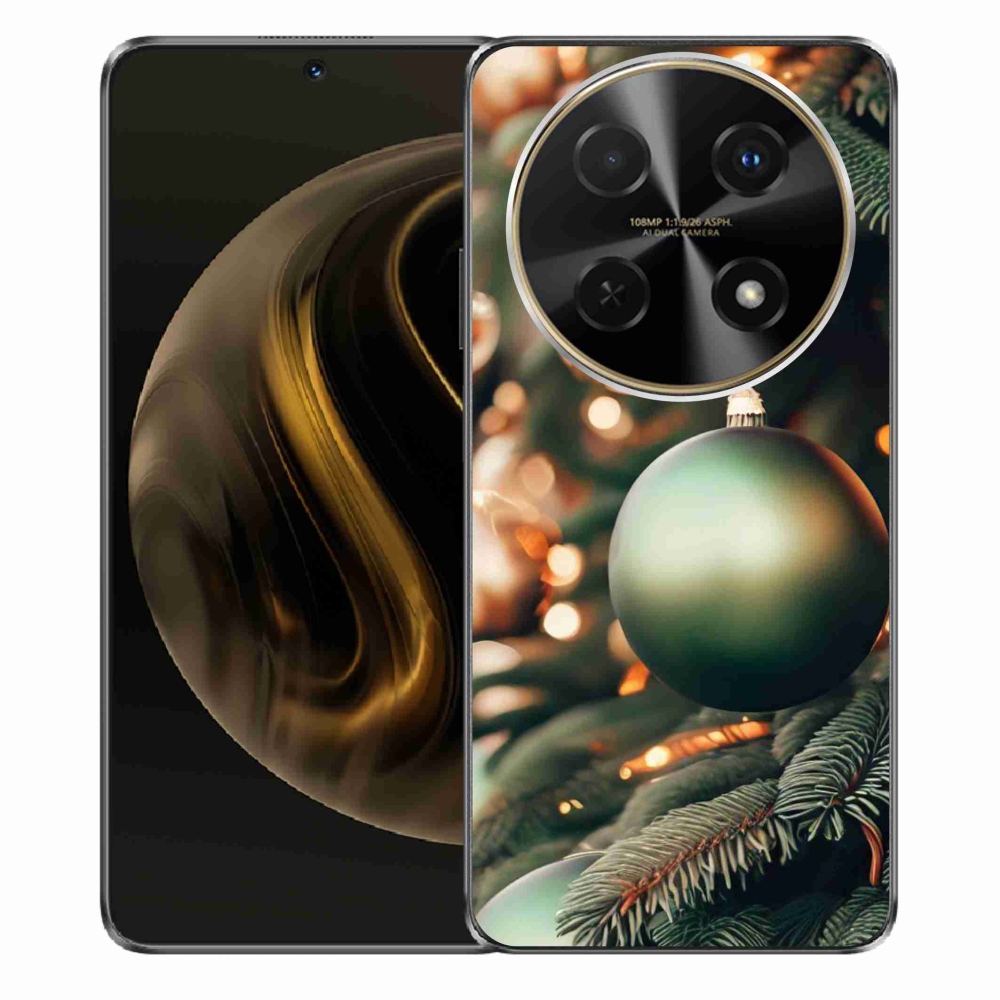 Gelový kryt mmCase na Huawei Nova 12i - vánoční ozdoby 1