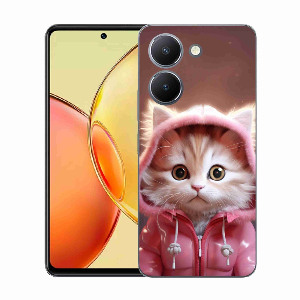 Gelový kryt mmCase na Vivo Y36 - roztomilé kotě 3