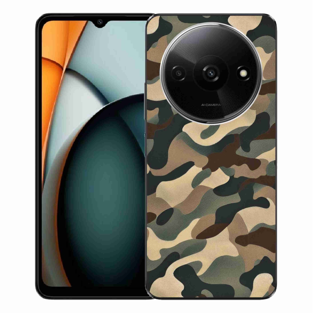 Gelový kryt mmCase na Xiaomi Redmi A3 - maskáčový vzor 11