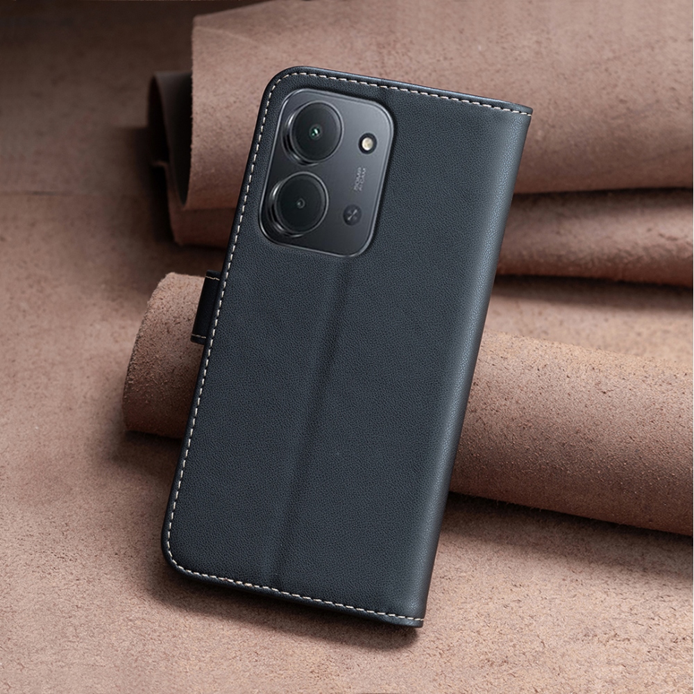 BNF knížkové pouzdro na Xiaomi Redmi 15C 4G/5G (173mm) - černé