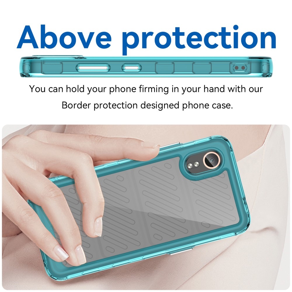 Gelový obal s pevnými zády na Samsung Galaxy Xcover 7 - světlemodrý