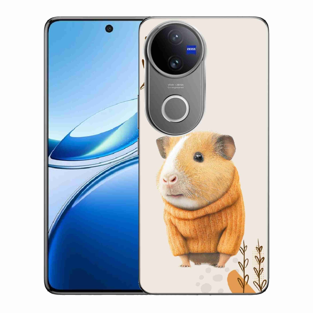 Gelový kryt mmCase na Vivo V50 5G - morče ve svetru