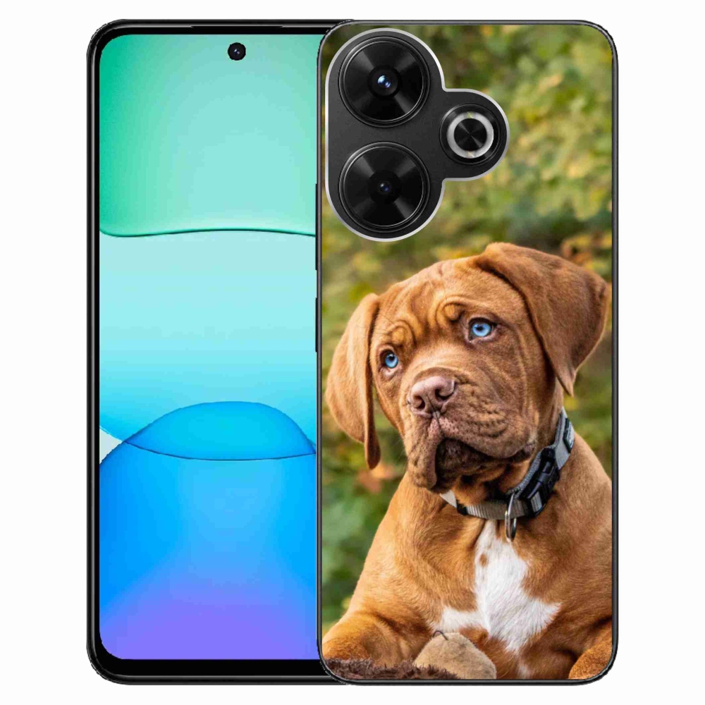 Gelový kryt mmCase na Xiaomi Redmi 13 4G/Poco M6 4G - štěně 