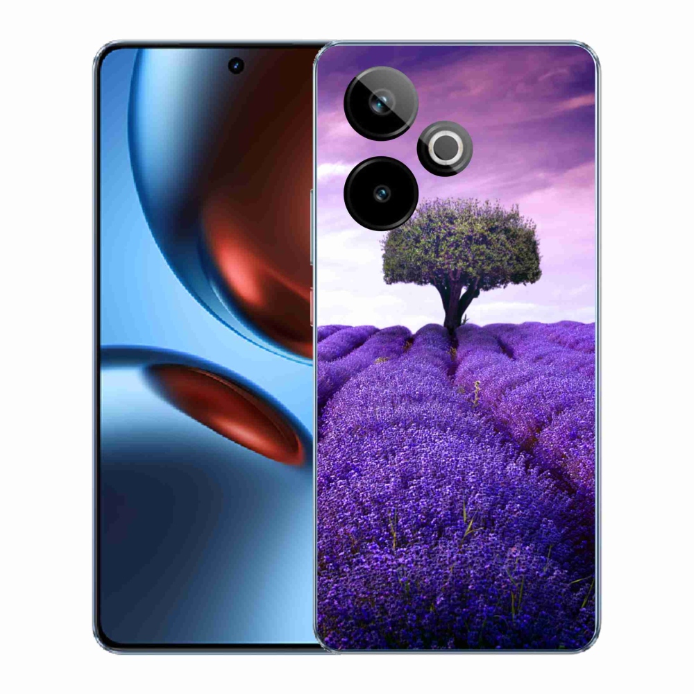 Gelový kryt mmCase na Realme GT 7 5G/GT 7T 5G - levandulová louka