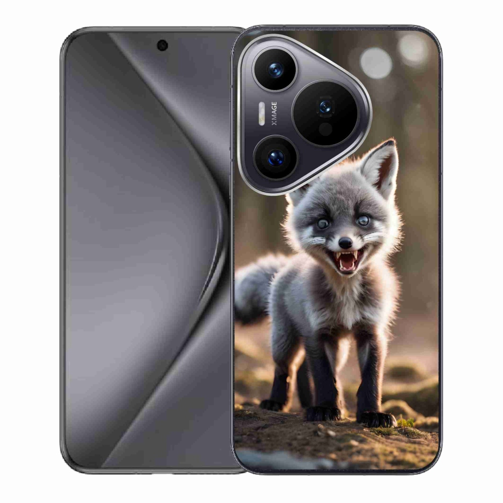 Gelový kryt mmCase na Huawei Pura 70 - rozzuřená liška