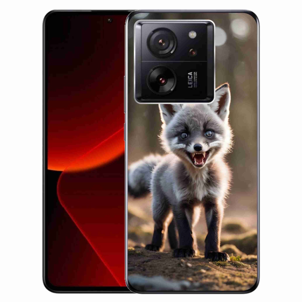 Gelový kryt mmCase na Xiaomi 13T/13T Pro - rozzuřená liška