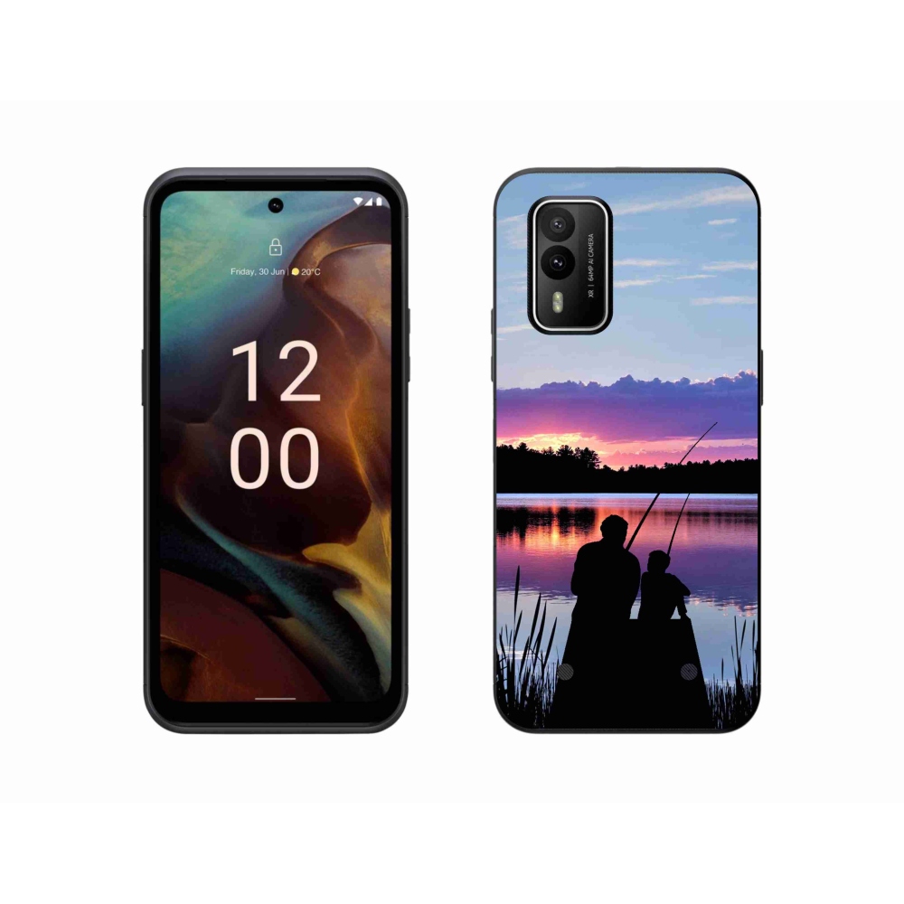 Gelový kryt mmCase na Nokia XR21 - rybaření 2