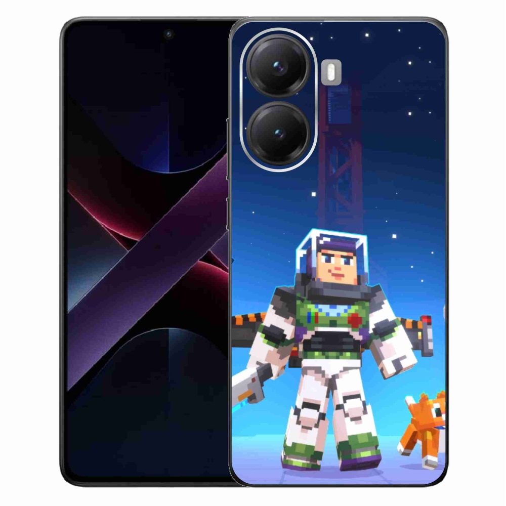 Gelový kryt mmCase na Xiaomi Poco X7 Pro 5G - minecraft 2