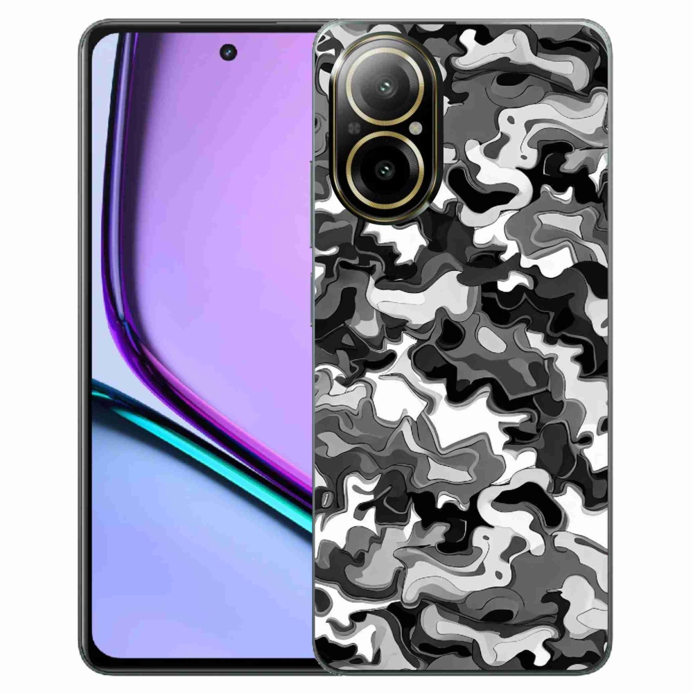 Gelový kryt mmCase na Realme C67 - maskáčový vzor 3