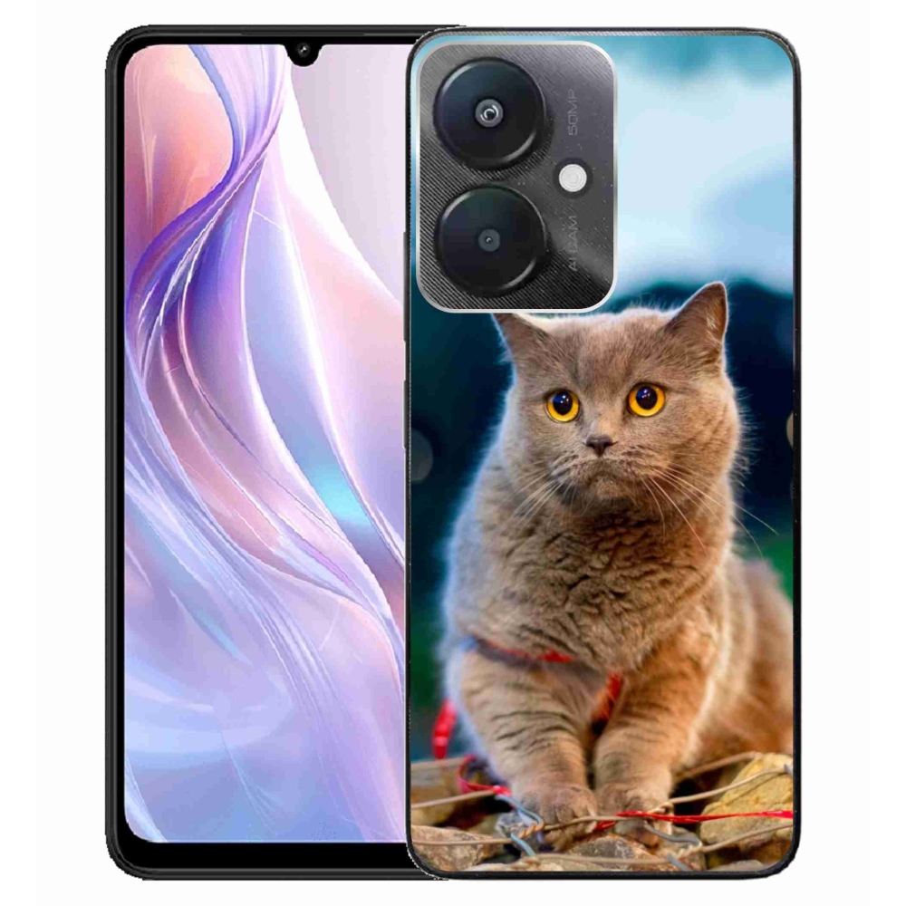 Gelový kryt mmCase na Xiaomi Redmi 13C 5G - britská modrá 2