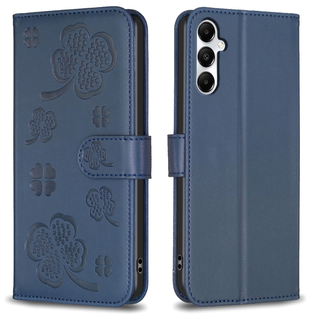 Clover knížkové pouzdro na Samsung Galaxy A56 5G - modré