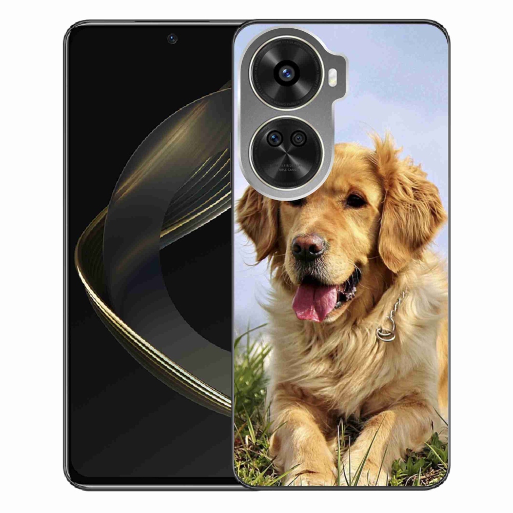 Gelový obal mmCase na Huawei Nova 12 SE - zlatý retrívr