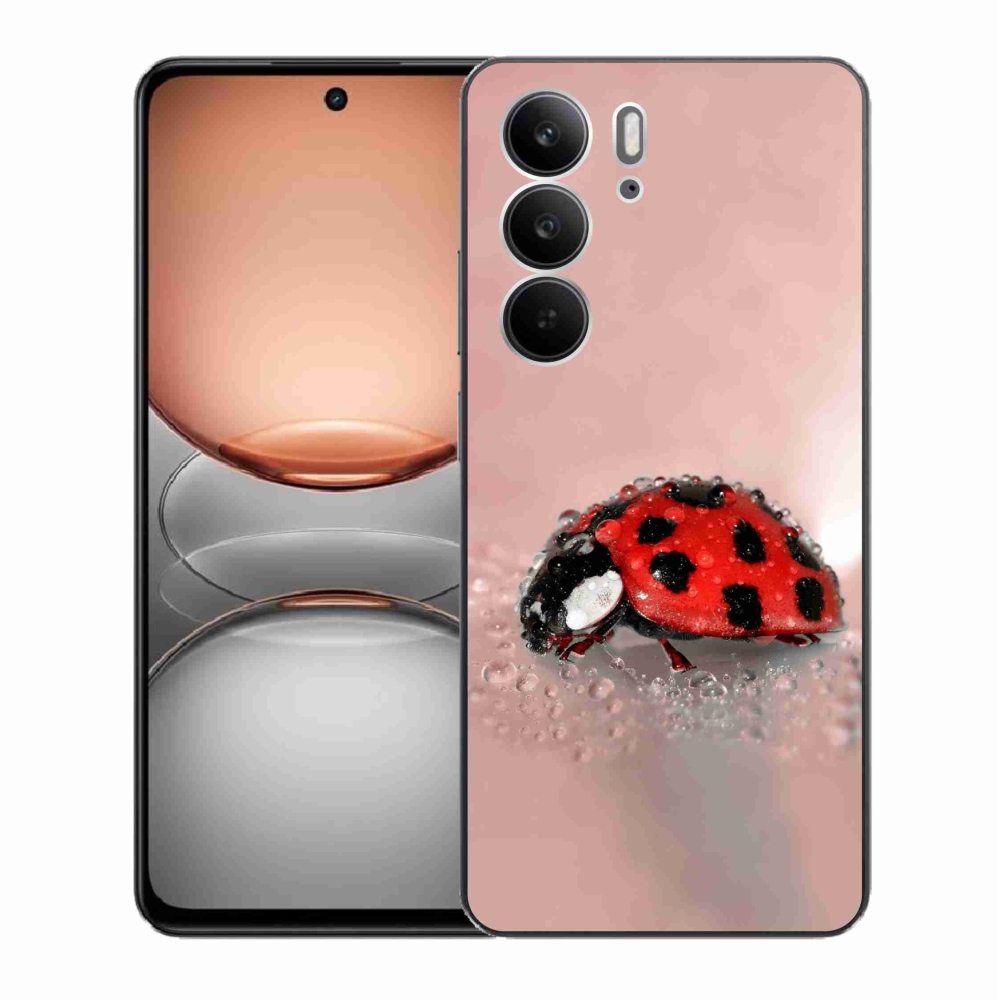 Gelový kryt mmCase na Realme C75 - beruška