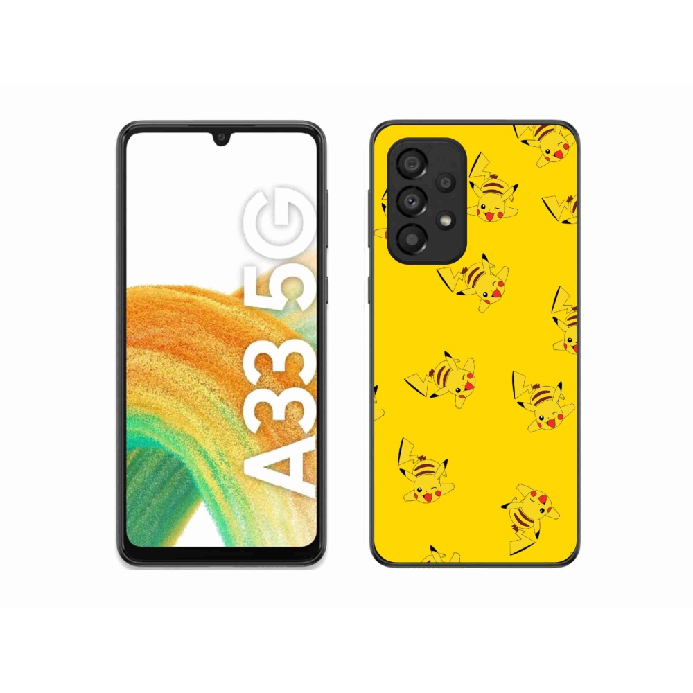 Gelový kryt mmCase na Samsung Galaxy A33 5G - pikachu