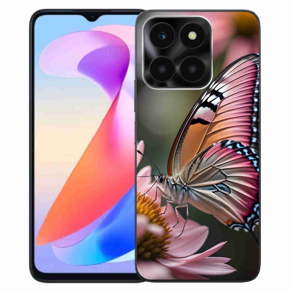Gelový kryt mmCase na Honor X6a - barevný motýl