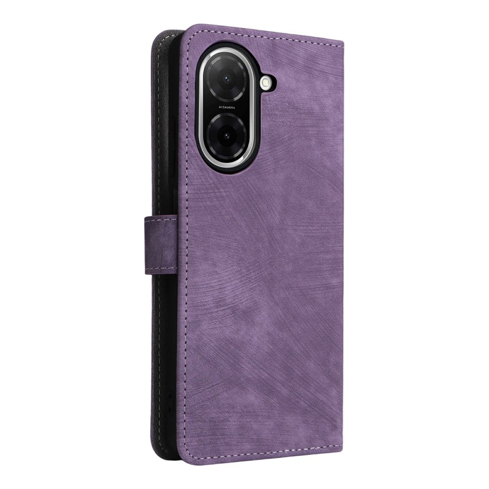RFID knížkové pouzdro na Xiaomi Redmi A5 (171.7x77.8x8.3mm) - fialové