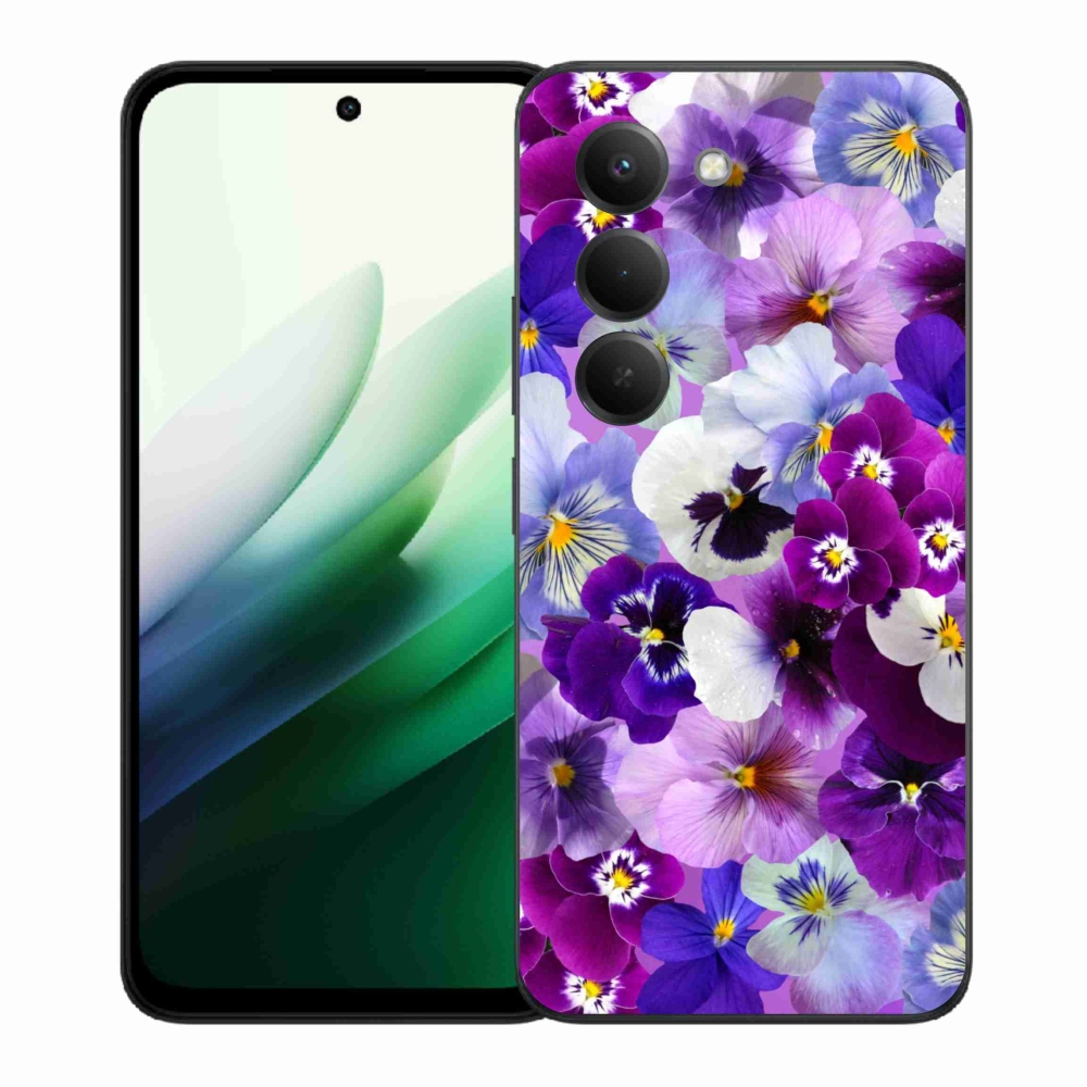 Gelový kryt mmCase na Xiaomi Redmi 15 5G (169mm) - květiny 9