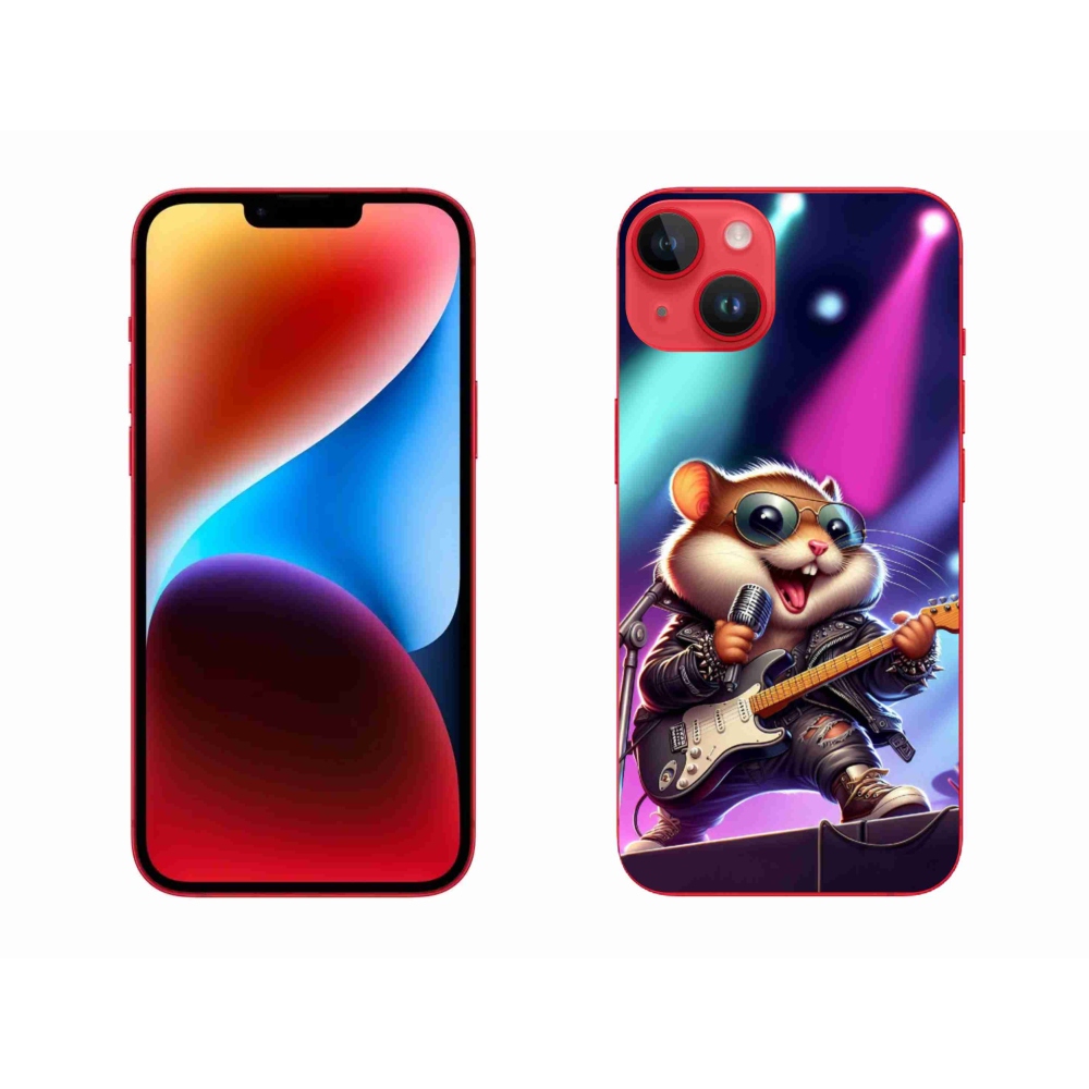 Gelový kryt mmCase na iPhone 14 Plus - křeček rocker