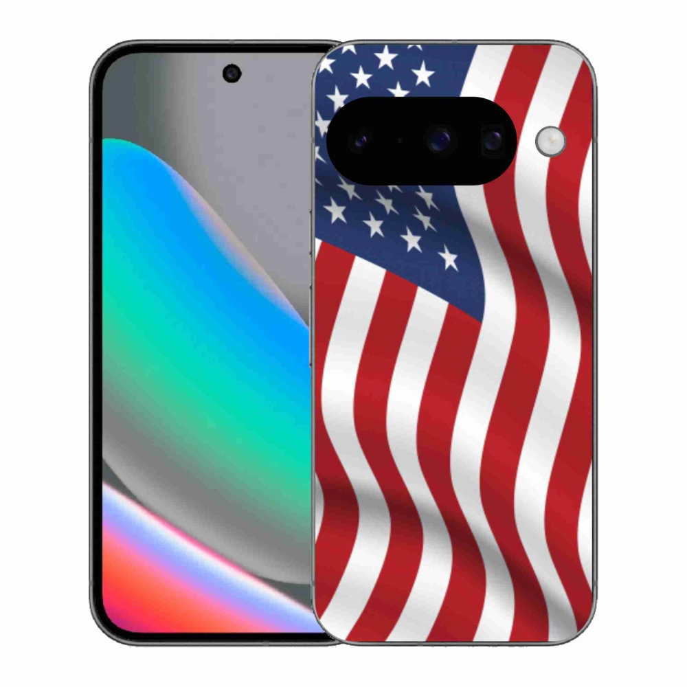 Gelový kryt mmCase na Google Pixel 10 - USA vlajka
