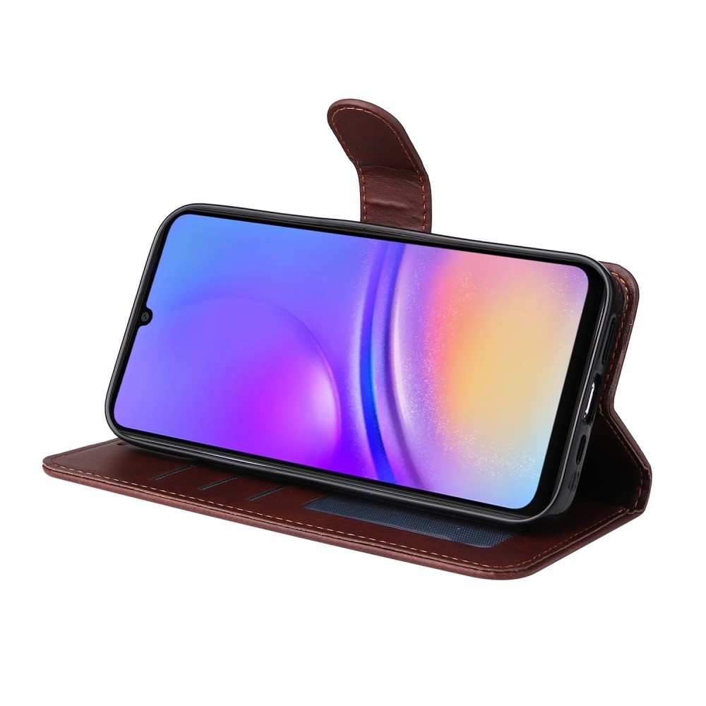 Feel knížkové pouzdro na Samsung Galaxy A06 4G - hnědé