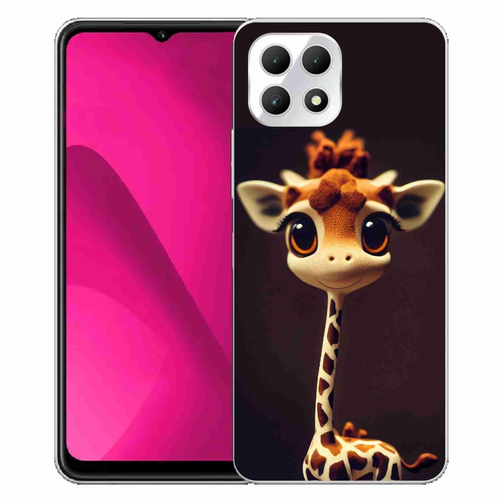 Gelový kryt mmCase na T-Mobile T Phone 2 - malá žirafa